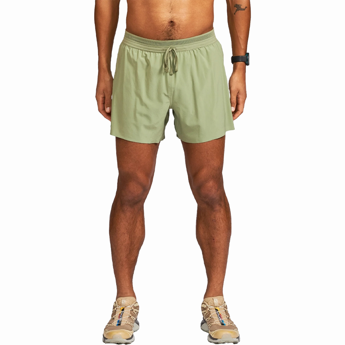 Ombre effect Non slip grip 5" Men's AFO Middle Short