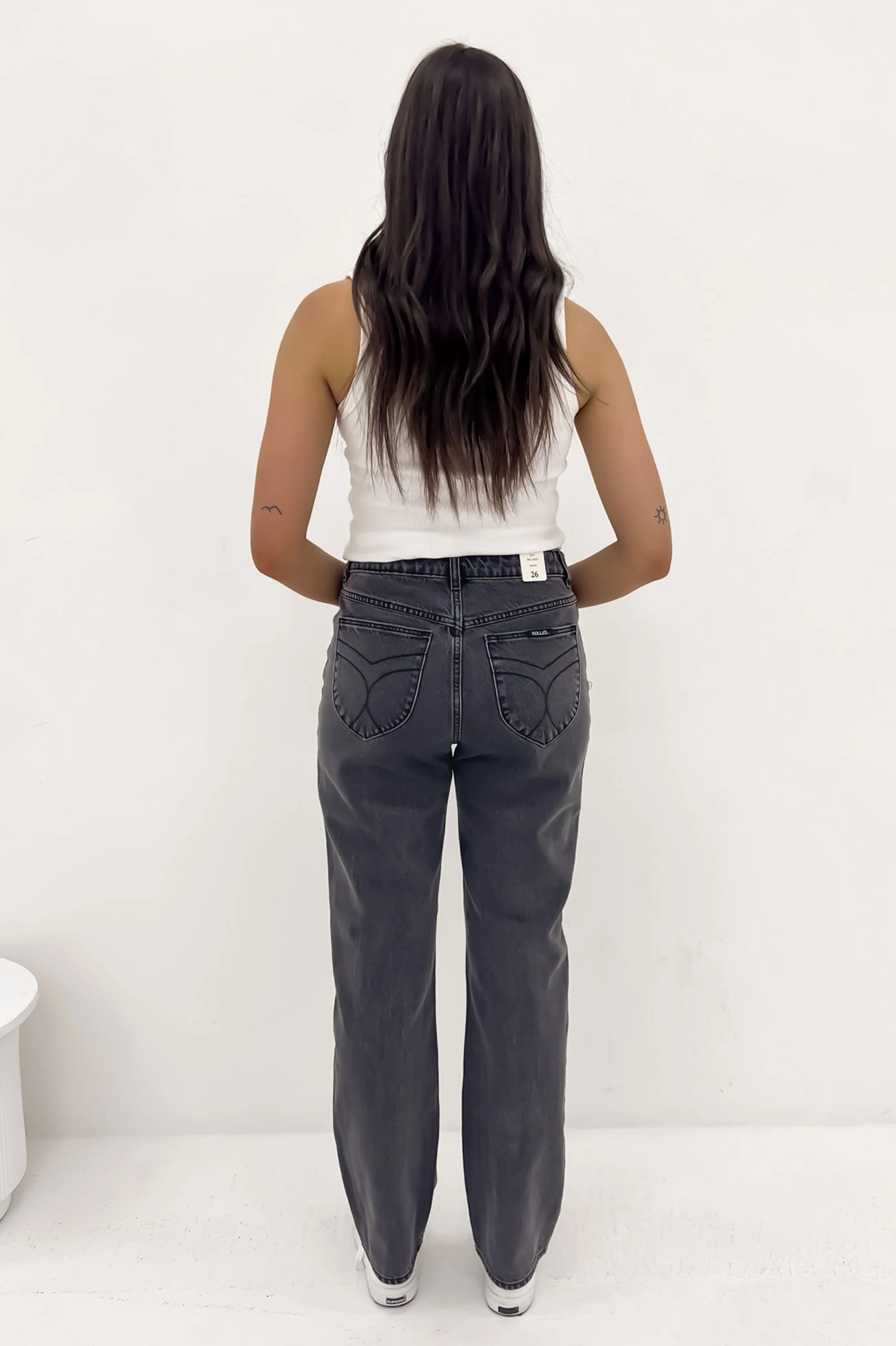 Soft Road Trip Youth Style 90s Relaxed Jean Worn Black