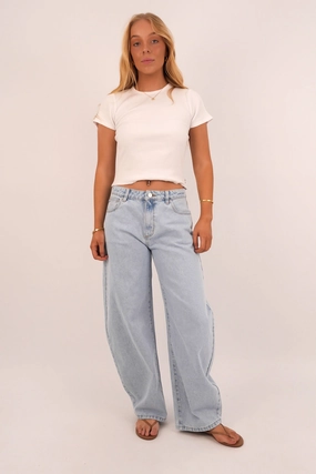 A 95 Barrel Jean Kendall Stretch Soft