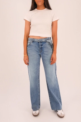 A 99 Baggy Belt Jean Liv Clean Cut Reliable Fit