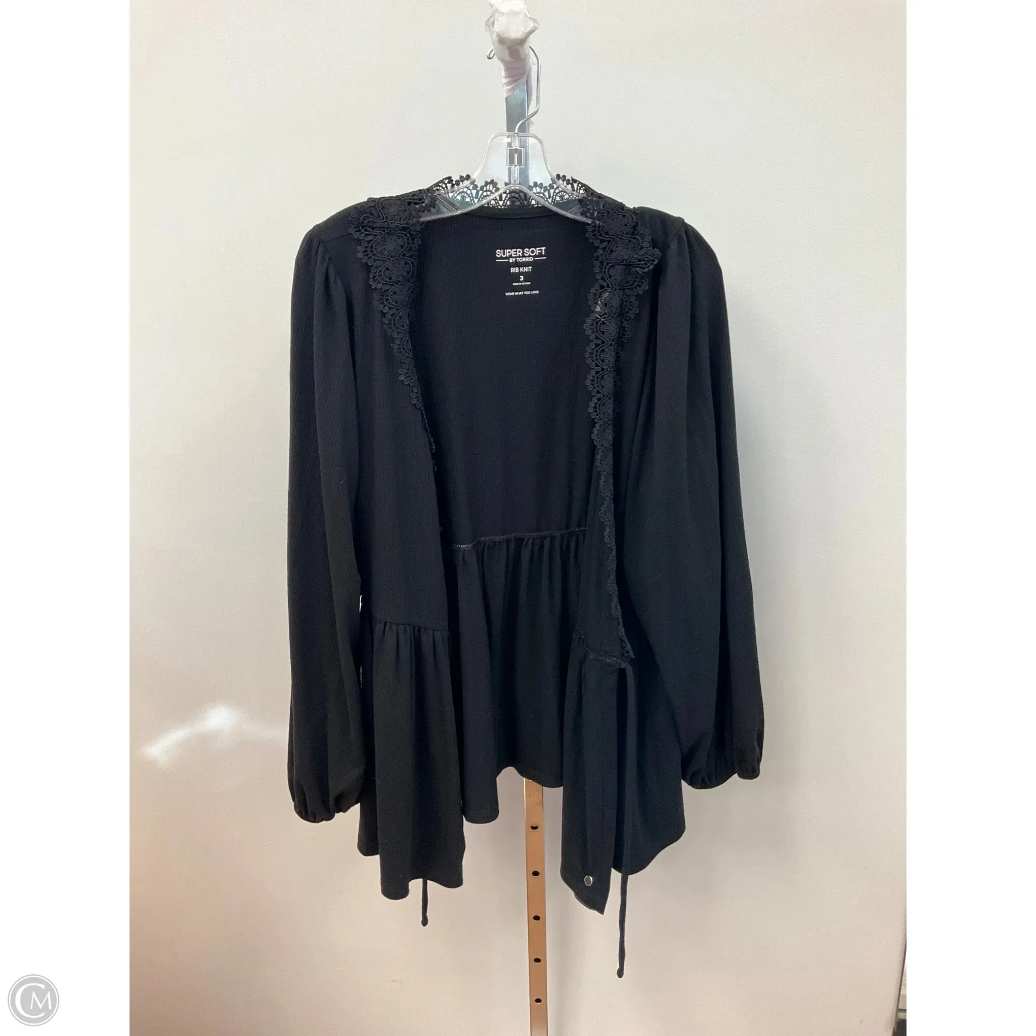 Cardigan By Torrid In Black, Size: 3x Versatile Layering ButterySoftTextile
