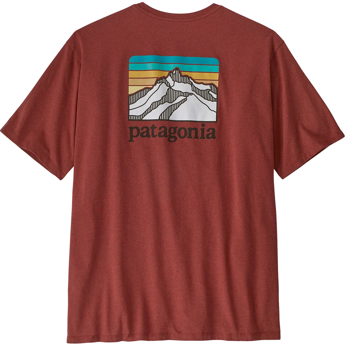Cool Glow Ventilation Panels Men's Line Logo Ridge Pocket Responsibili-Tee
