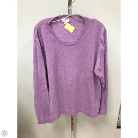 SoftLining Style Mood Sweater By J. Crew In Purple, Size: 2x
