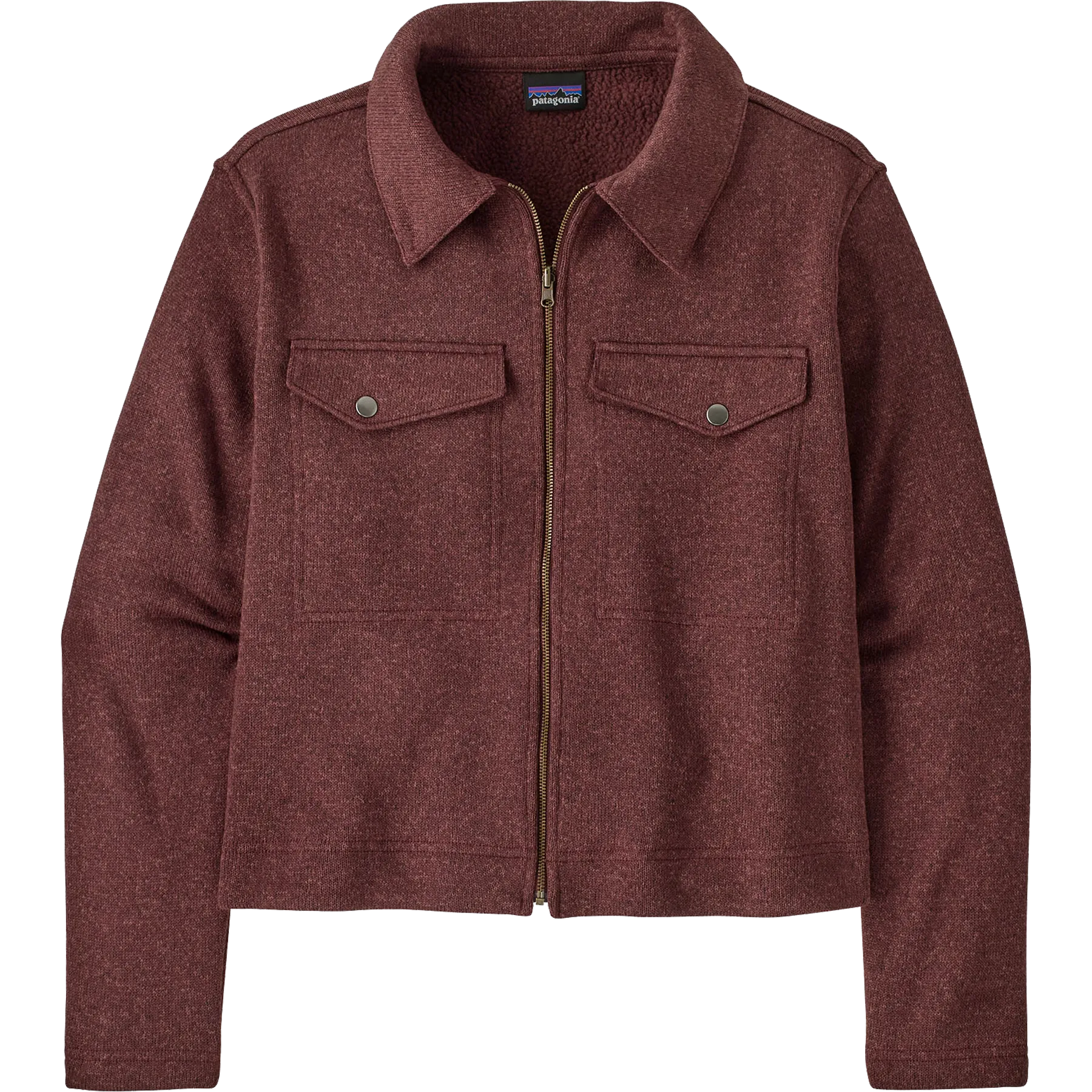 Women's Better Sweater Zip Chore Jacket AntiOdor Fabric ElasticBinding
