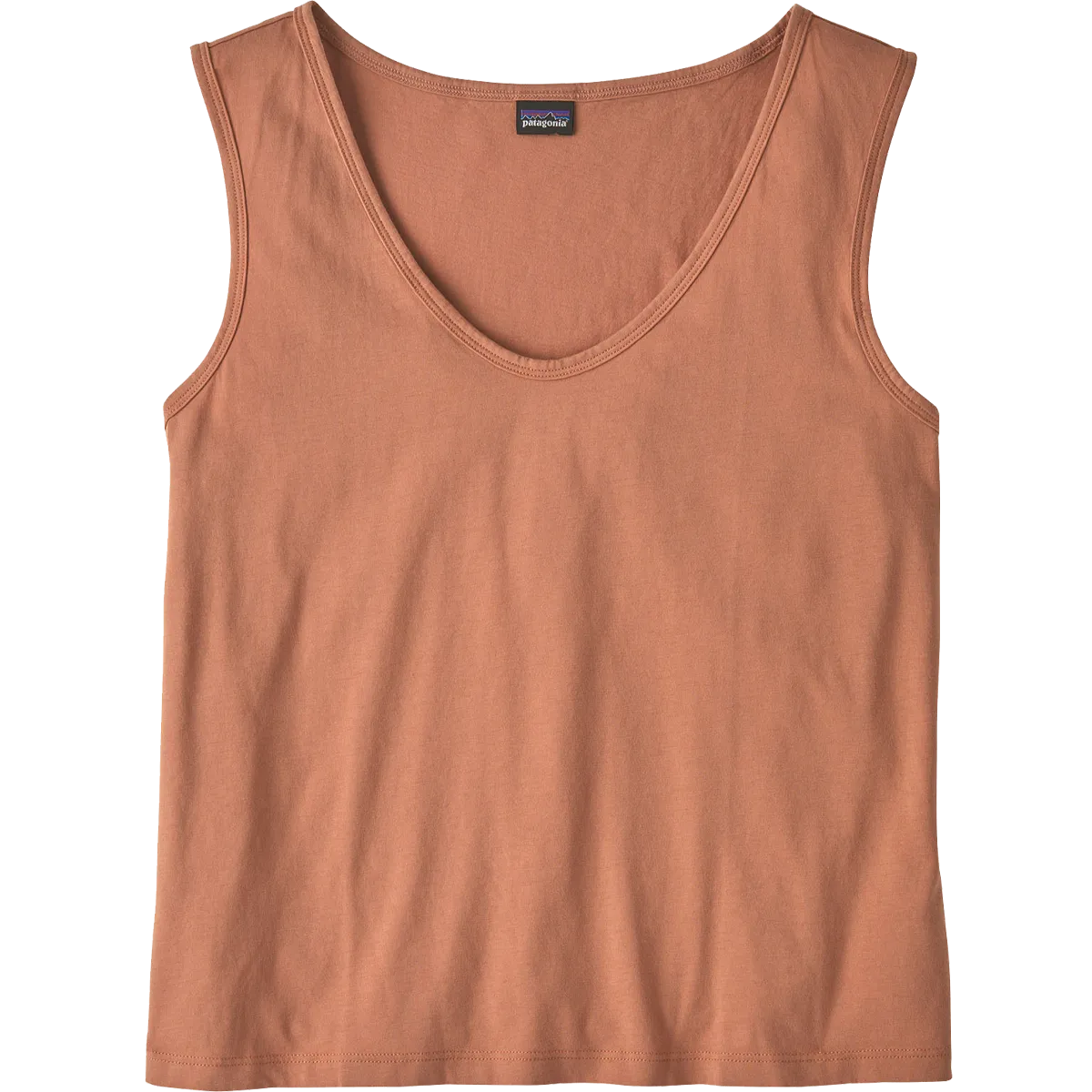 Women's Regenerative Organic Certified Cotton Tank Top Moon Cool DoubleStitchedSeams