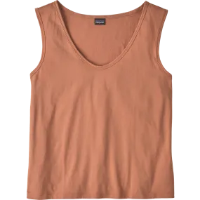 Women's Regenerative Organic Certified Cotton Tank Top StretchableMaterial Tech Mood