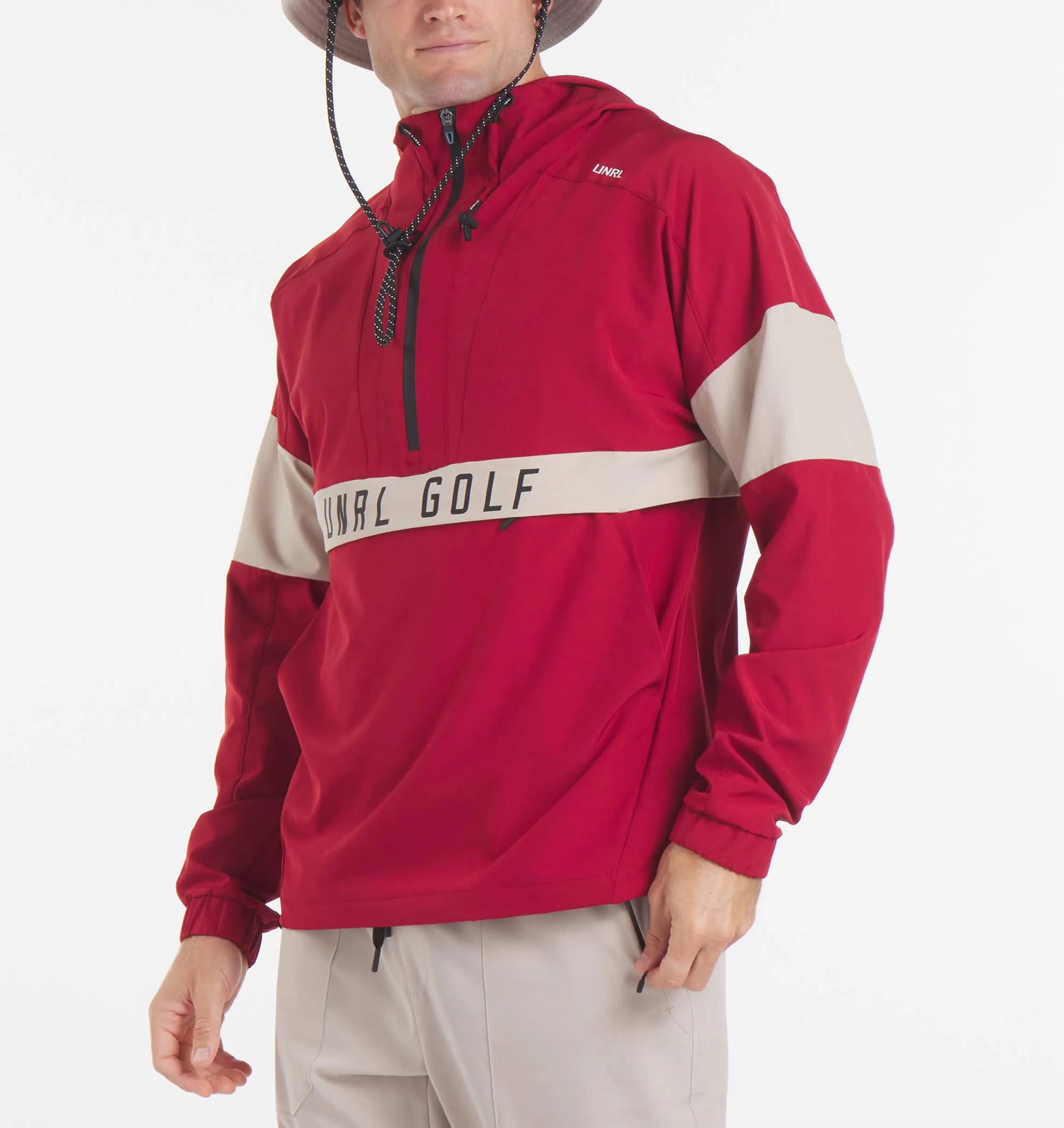 UNRL Golf DWR Track Jacket Peace Core