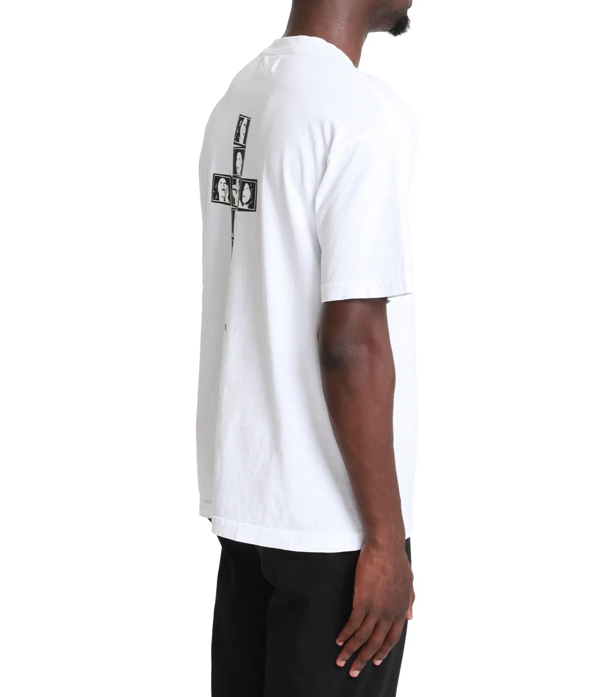 Semi Formal Strong Glow SOMEWHERE Savior T-Shirt White