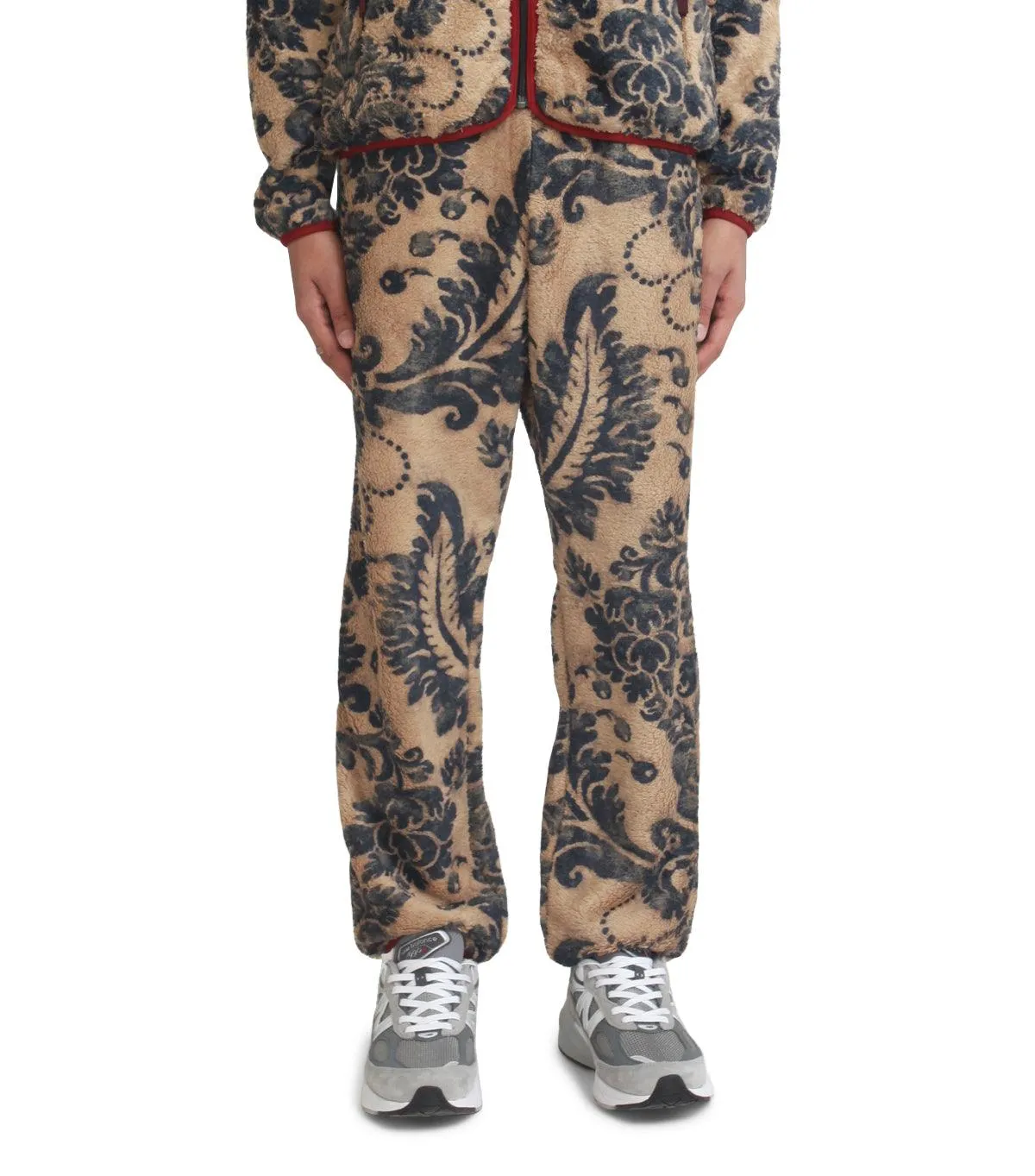 Magic Glow Kapital Damask Fleece Easy Pants Beige