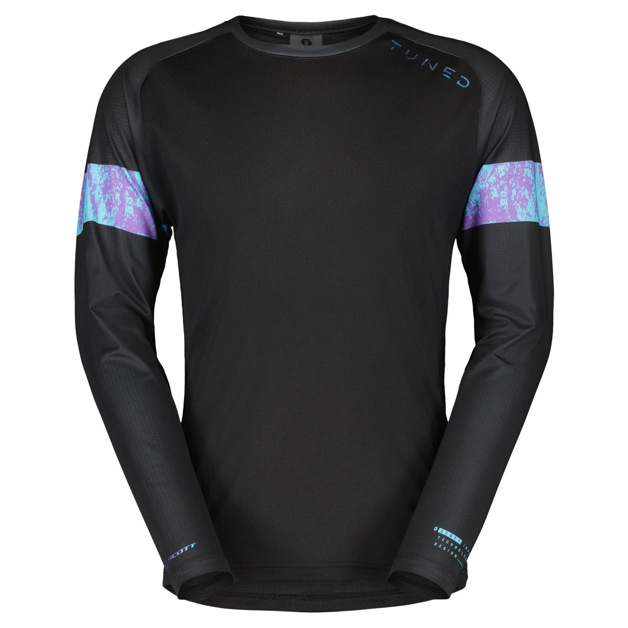 Scott Men's Trail Tuned Long Sleeve 2024 Moon Cool SkinFriendlyElastic