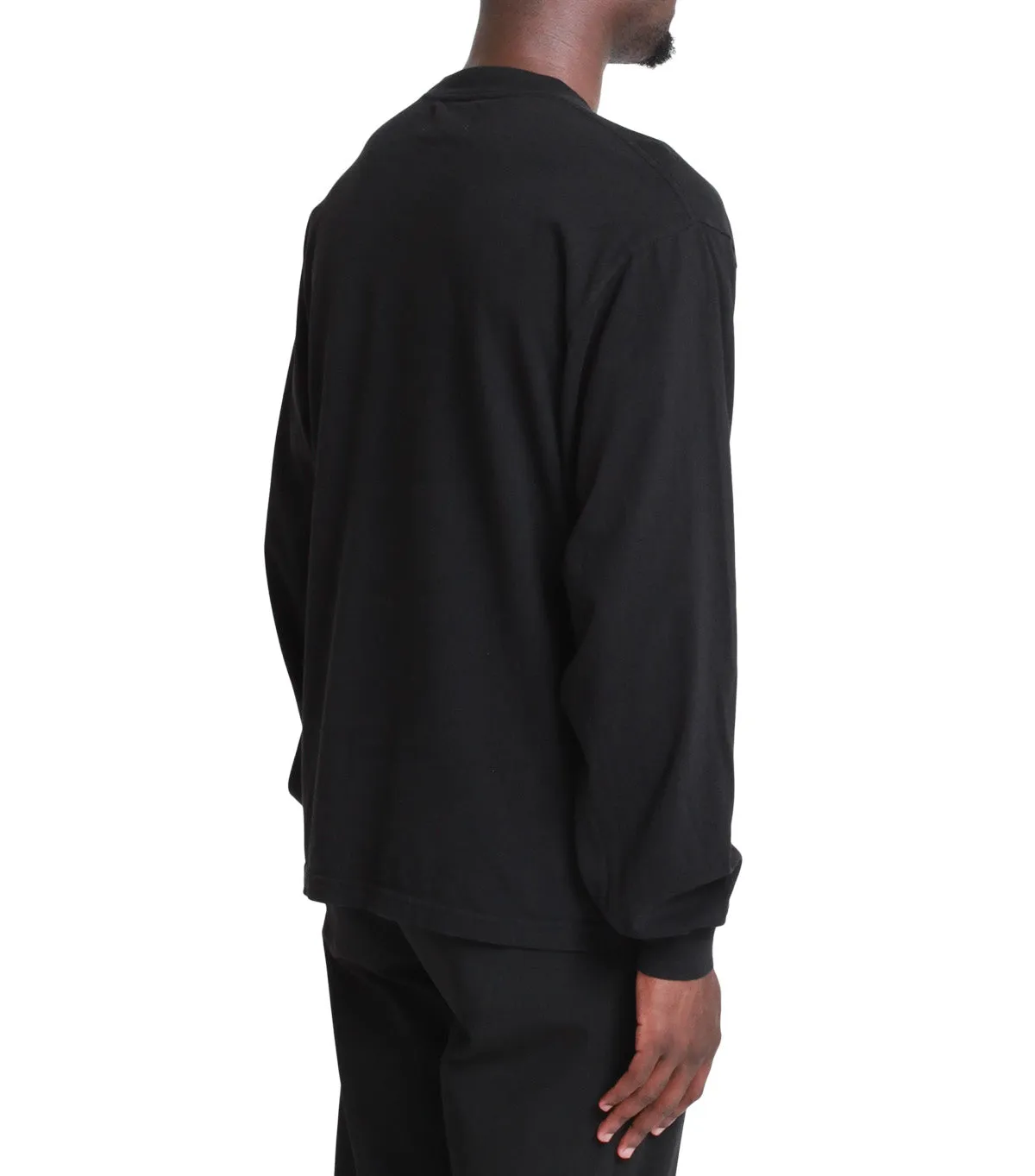 SOMEWHERE Original Logo Long Sleeve T-Shirt Black ShockAbsorbent Padding