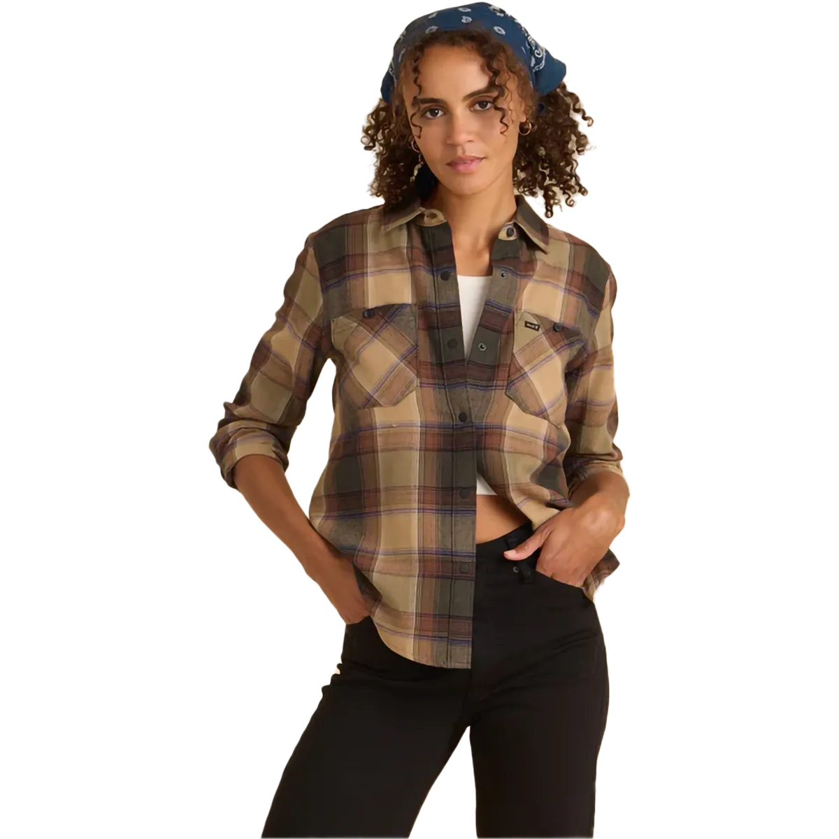 Aerated Seam Placement HighVisibility Trim Women's Alpine Flannel