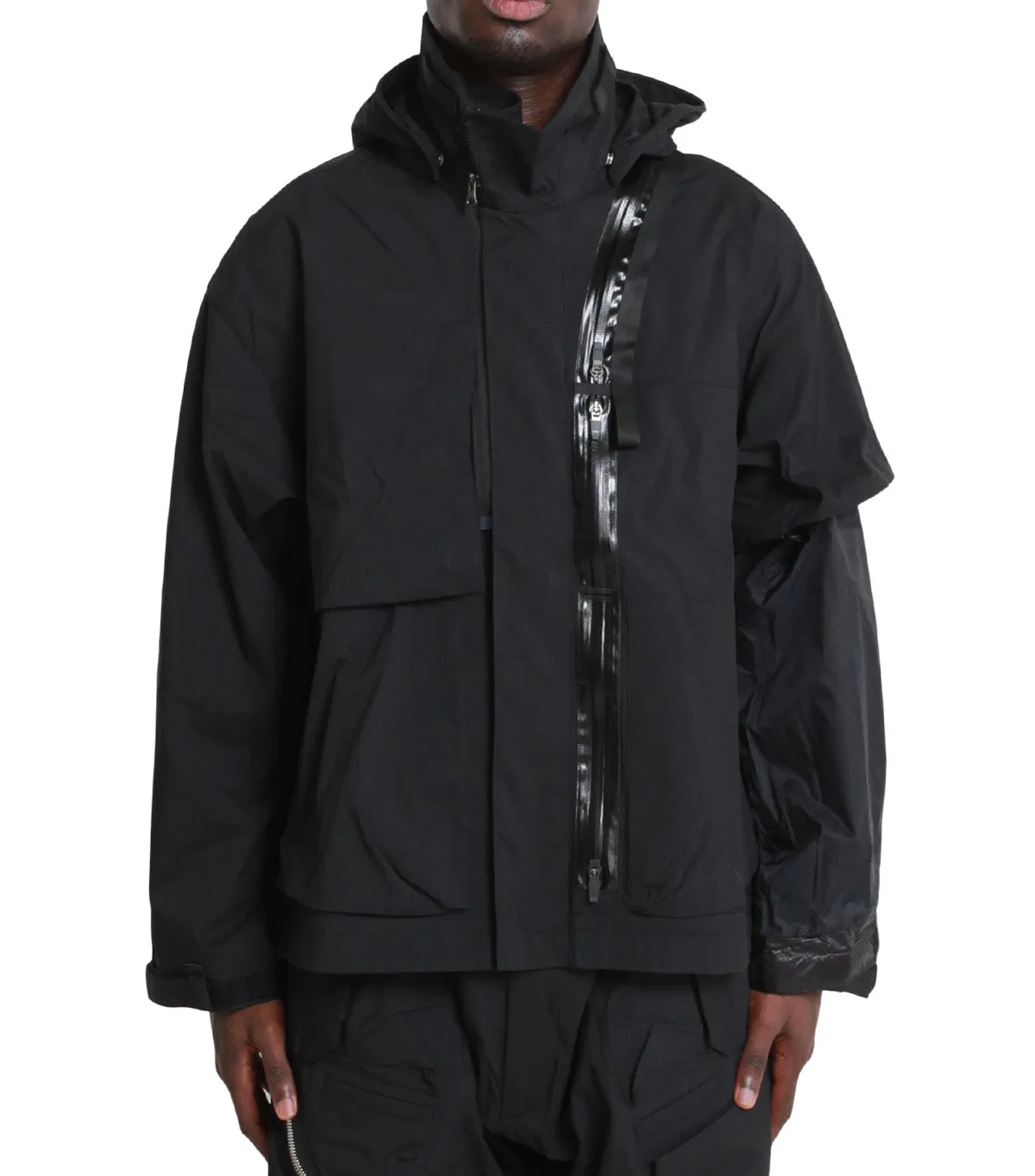 Global Glow WaterRepellent Coating Acronym J115K-E Jacket Black