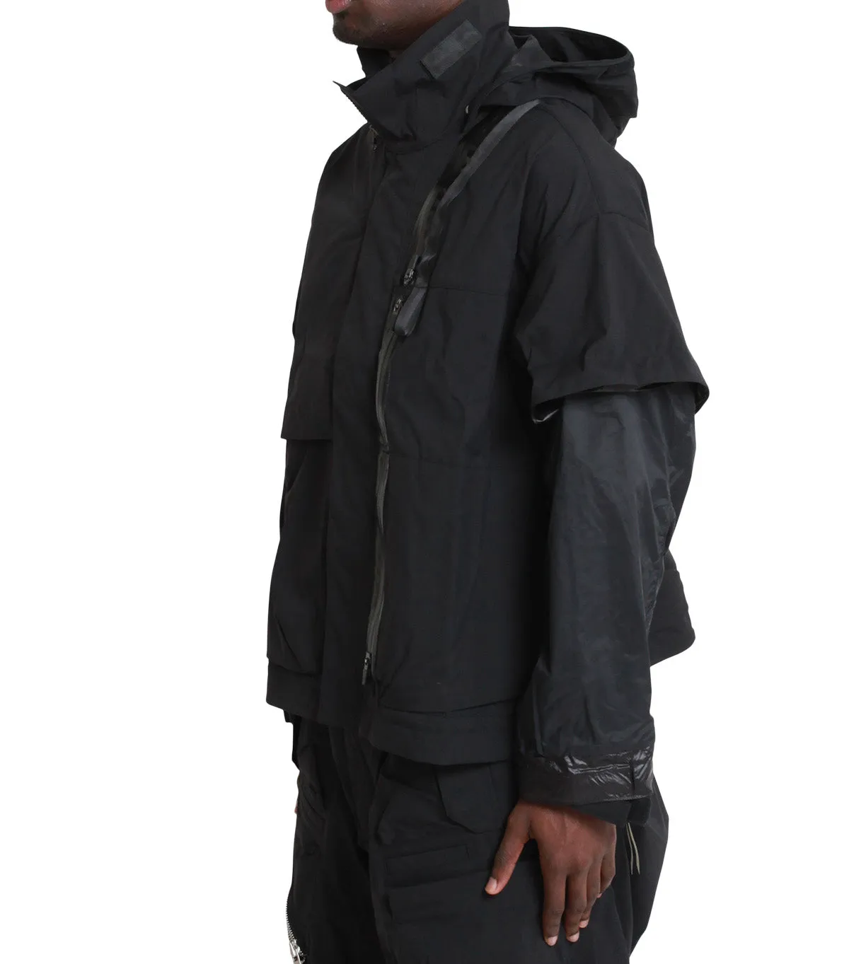 Acronym J115K-E Jacket Black WrinkleResistantFabric Lake Glow