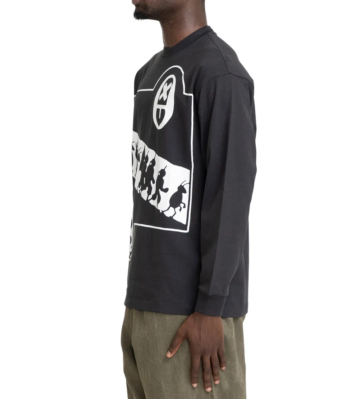 The Trilogy Tapes Pathetic Legion Longsleeve Black Organic Cotton Certification Nordic Light