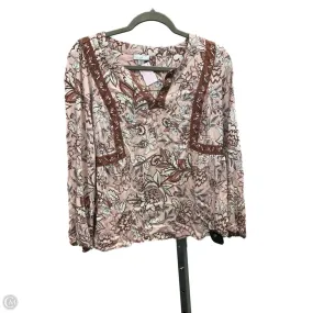 BreathableFabricTech Top Long Sleeve By J. Jill In Pink, Size: Sp