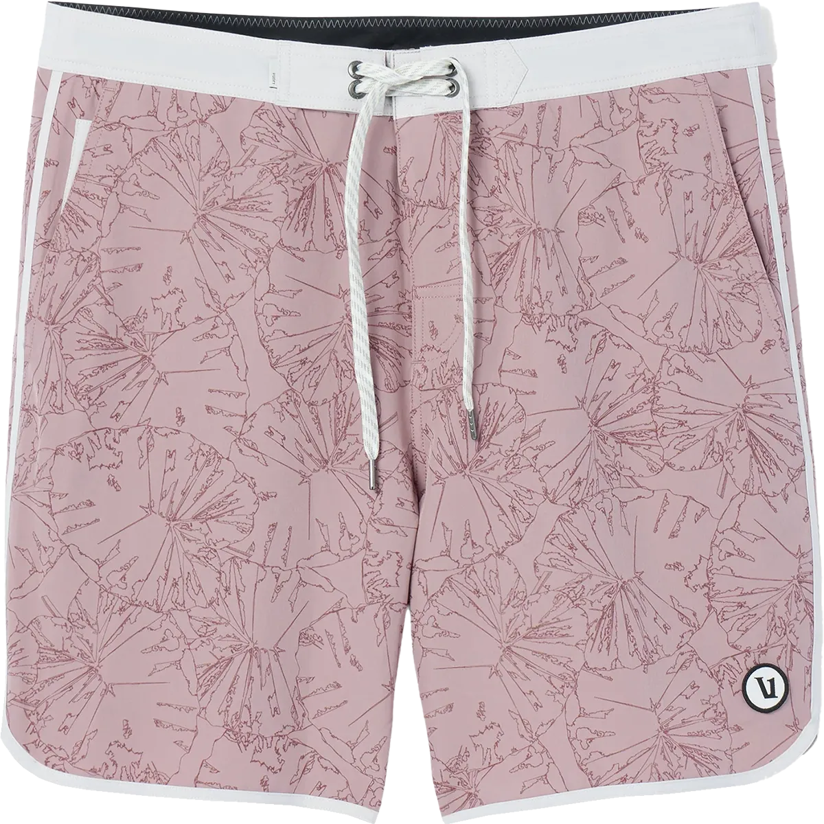 Collapsible Hood Sharp Cut Men's Cruise Boardshort 18.5"