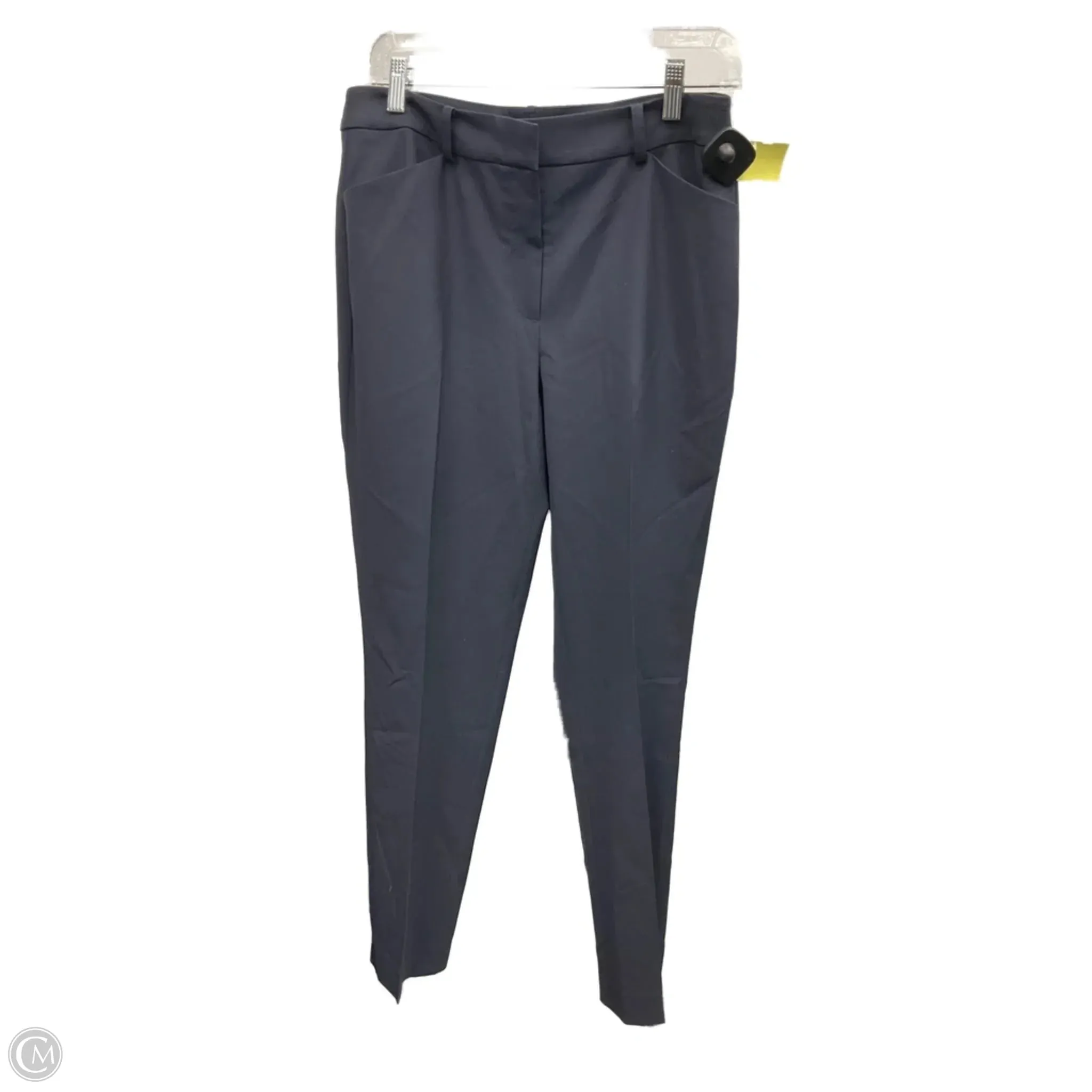 Push Edge Pants Dress By Brooks Brothers In Navy, Size: 6