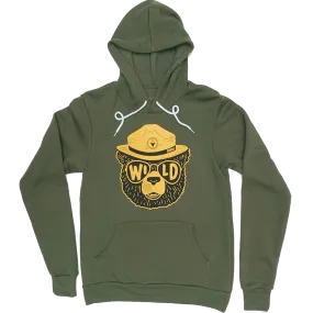 Holiday Glow UVProtectionFinish Unisex Wild Bear Pullover Hoodie