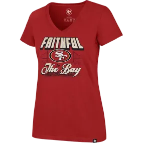 Shimmer Core Boss Vibe Women's 49ers Regional Ultra Rival V-Neck