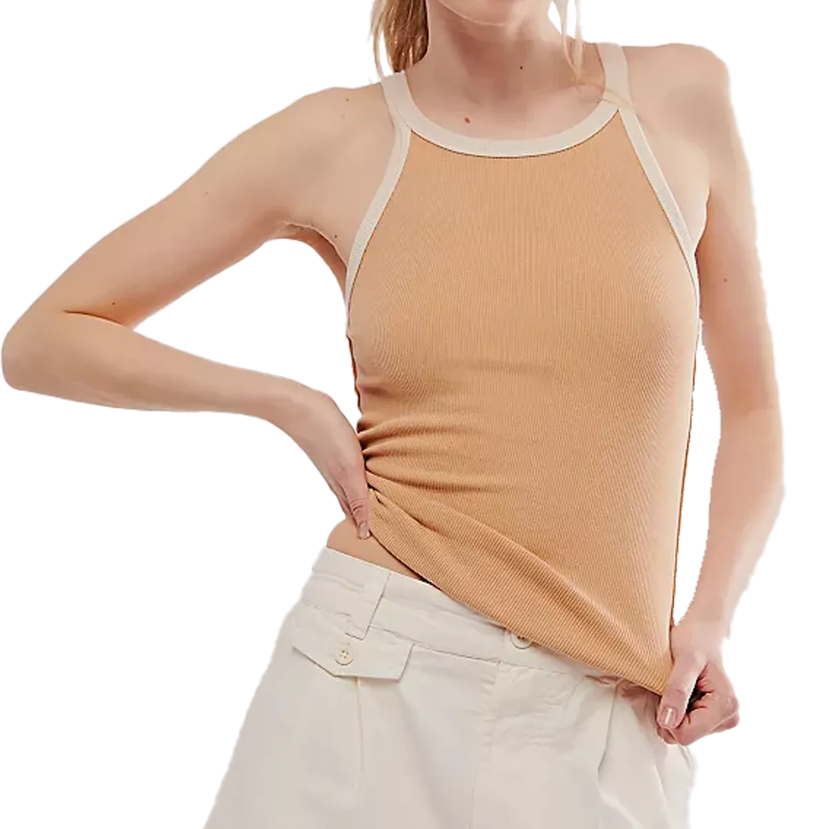 Story Glow Body Free Women's Only 1 Ringer Tank