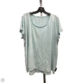 Top Short Sleeve Designer By Lilly Pulitzer In Blue, Size: Xxl King Mode Breathable Stretch Fabric