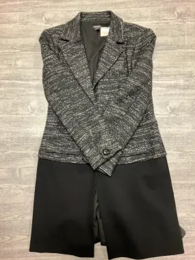 YarnDyed Stripes NoRoll Hem Technology Blazer By Worth Ny In Black, Size: S