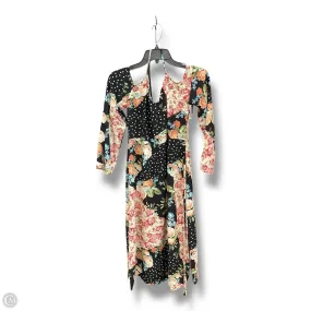 Dress Casual Midi By Top Shop In Multi-colored, Size: S Cozy Tones Mesh-Detail
