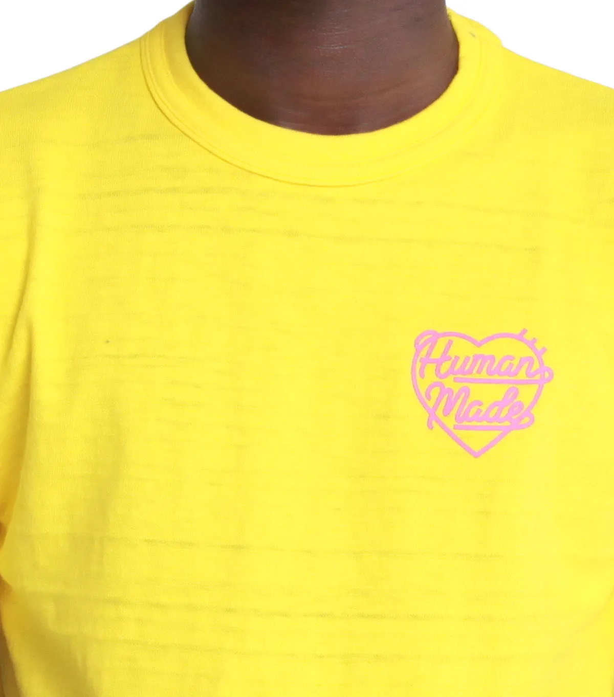 Human Made Color T-Shirt Yellow Brave Mode