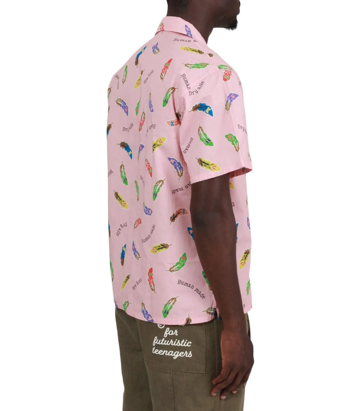 Human Made Feather Aloha Shirt Pink FlexibleMaterial PressureRelief Seams
