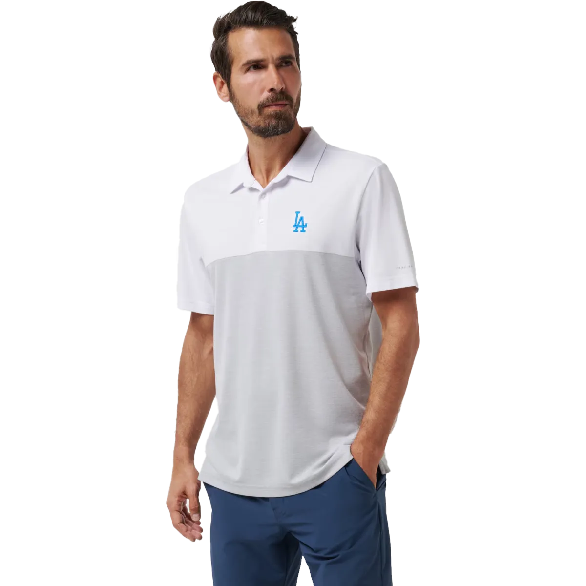 Tough Core Men's Dodgers Home Run Leader Polo