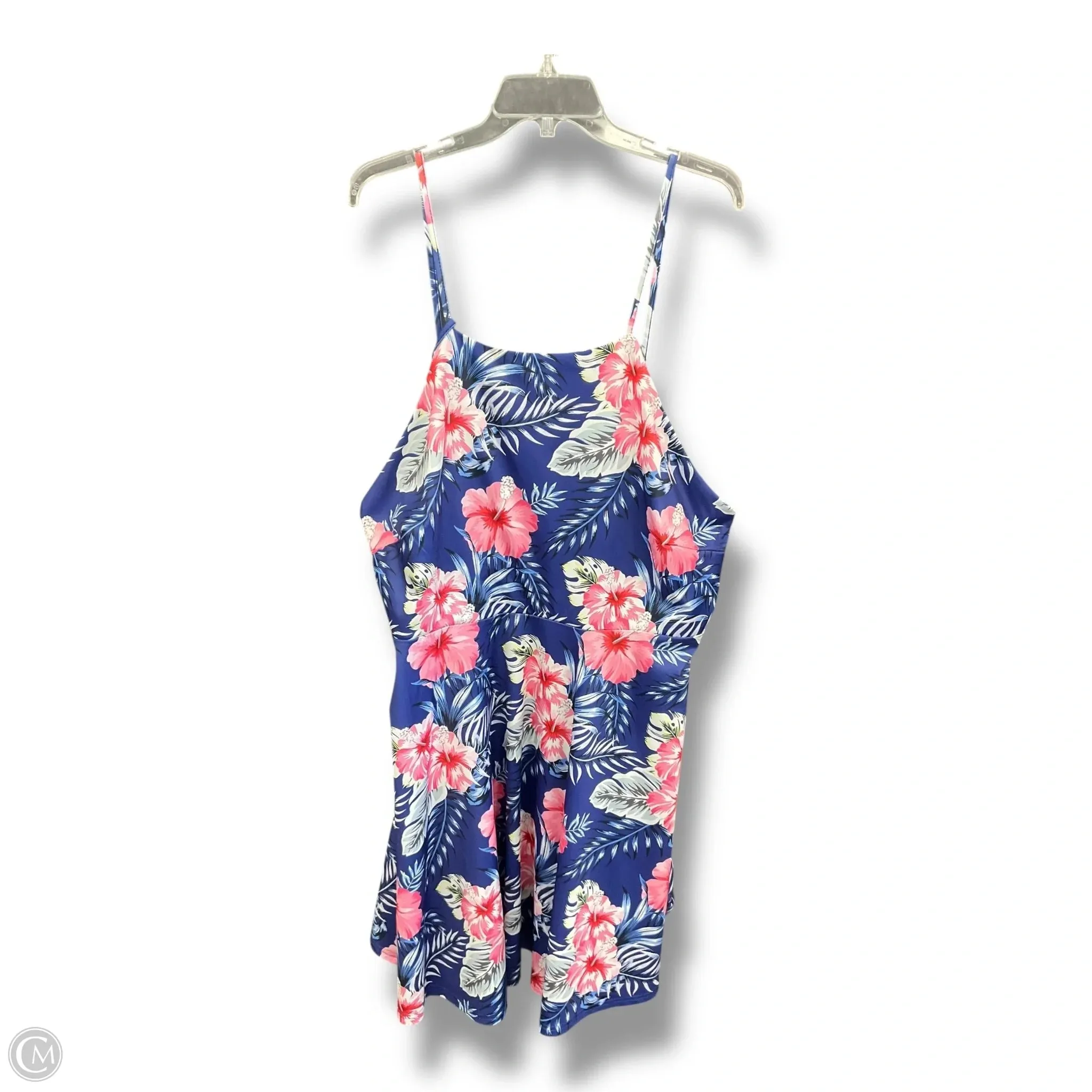 Dress Casual Short By Shein In Floral Print, Size: 4x Modern Form Minimal Form