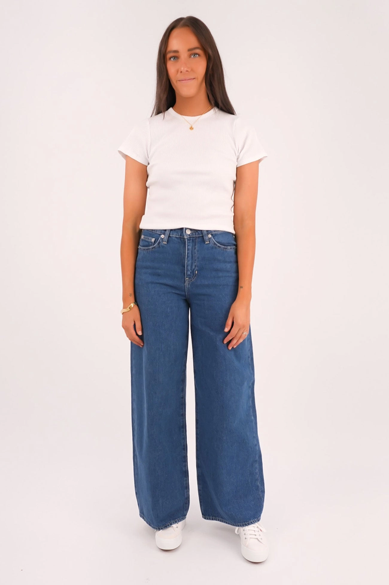 Mid A-Line Jean Blue Horizon Winter Warmth Professional Wear