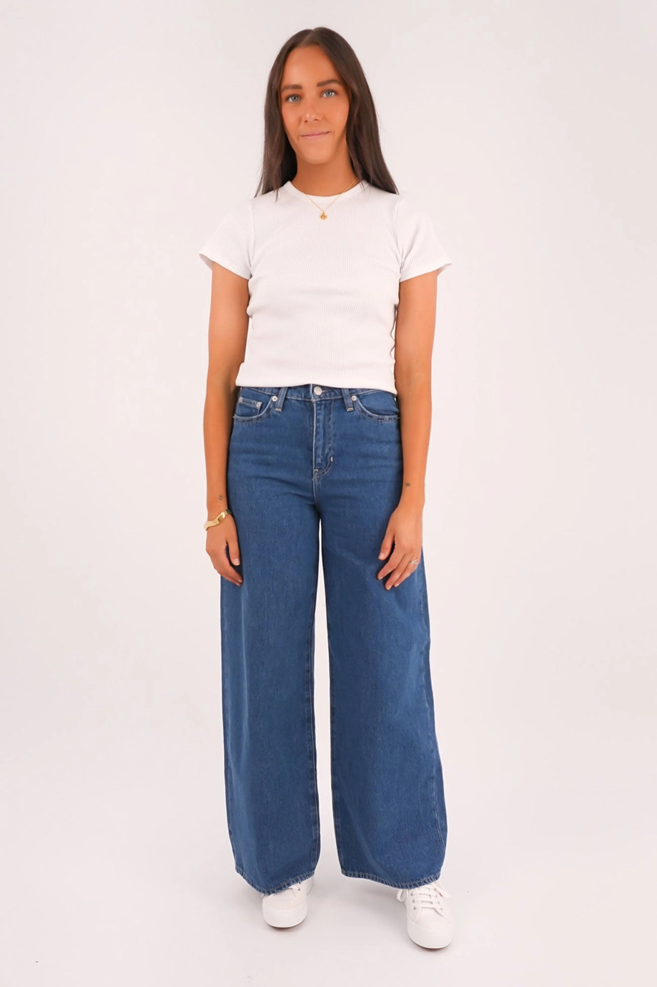 Mid A-Line Jean Blue Horizon Versatile Everyday Wear