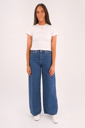 Mid A-Line Jean Blue Horizon Versatile Everyday Wear