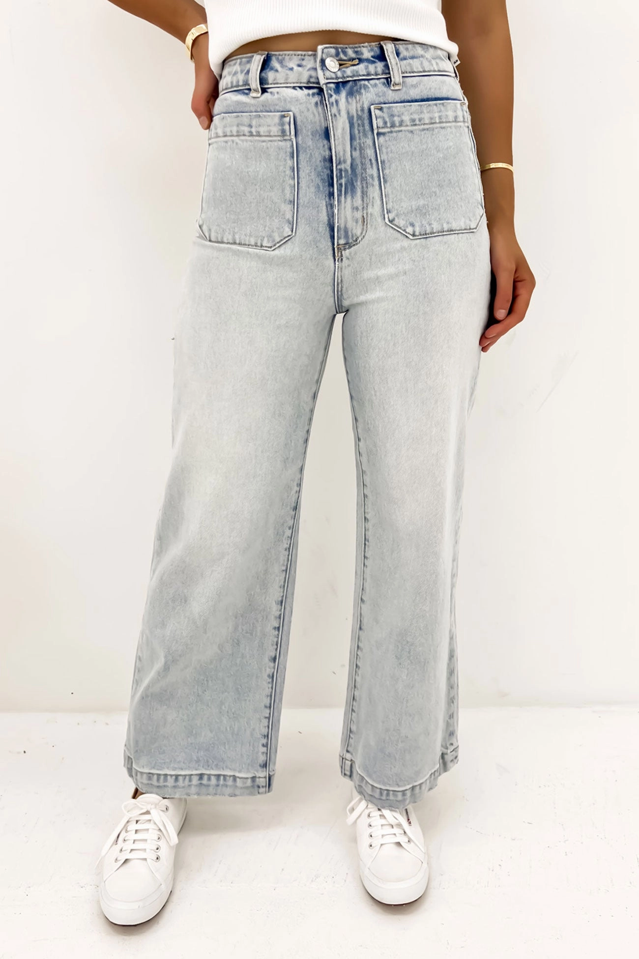 Soft Sustainable Sailor Jean Vintage Stone