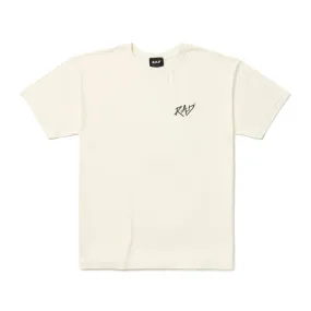 Classic Outfit Style Ribbed Neckline HEAVY? SKETCH TEE OFF WHITE