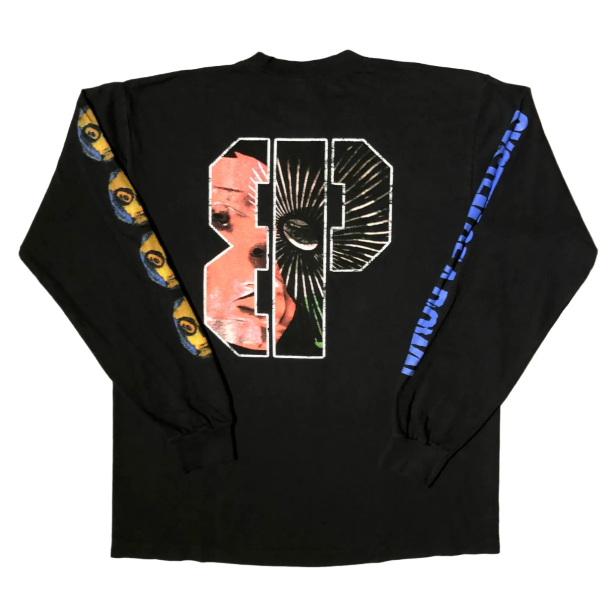 System Of A Down X Brooklyn Projects Mezmerize L/S Tee Black Double Stitched Seams