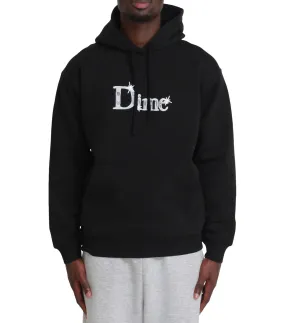 Dime Classic Shiny Hoodie Black Breathable Lamination