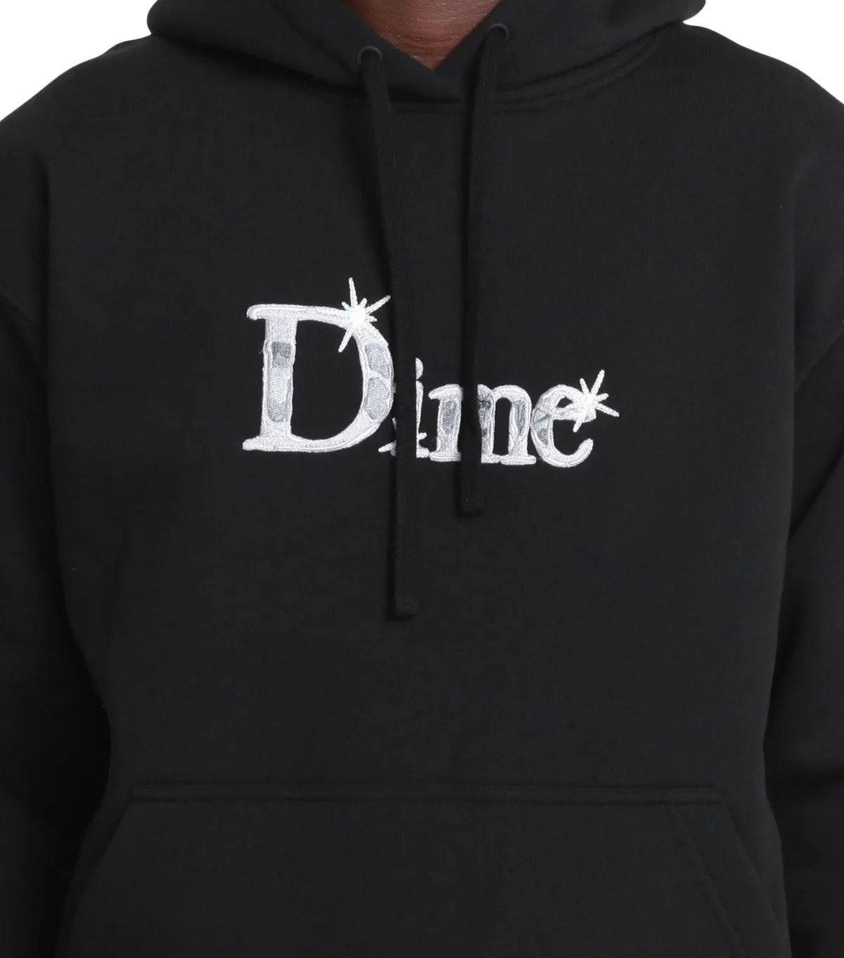 Dime Classic Shiny Hoodie Black London Edge