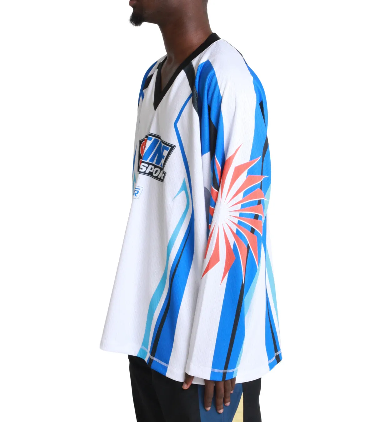 Martine Rose Motorcross Jersey White QuickRelease Closures