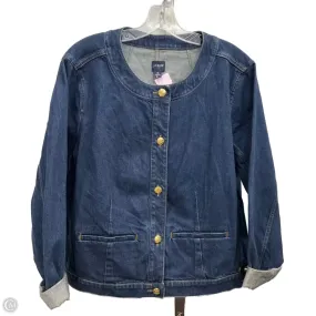 Jacket Denim By J. Crew In Blue Denim, Size: 18 Morning Ease NoIrritationSeams