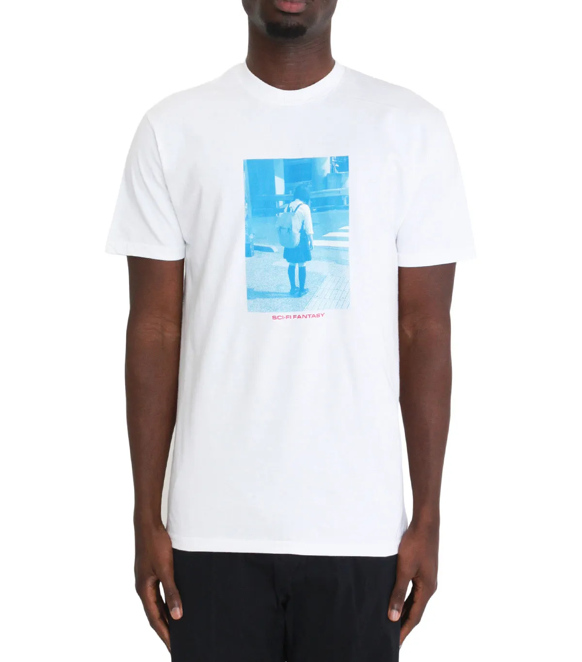 Sci-Fi Fantasy Cruel Technology Tee White Boho Light Flash Look