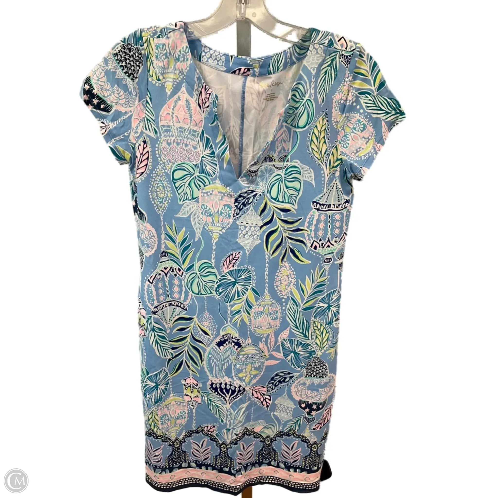 Dress Designer By Lilly Pulitzer In Blue, Size: S Stretch Fabric Cool Nylon