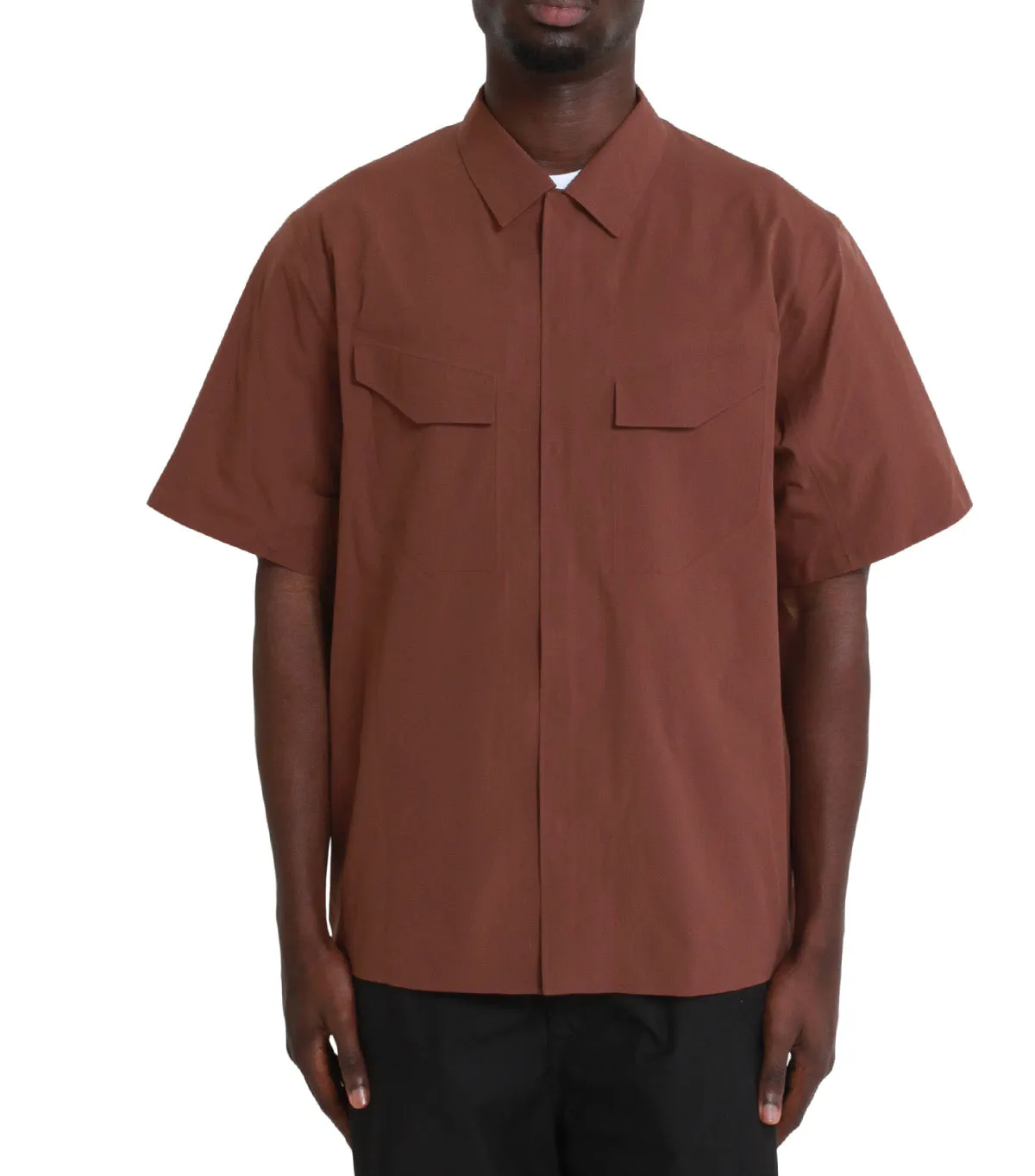 NoIrritationSeams Arc'teryx Veilance Field Short Sleeve Shirt Ganache