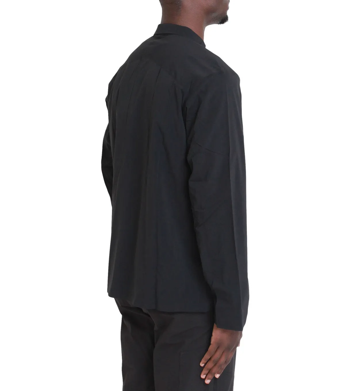 Arc'teryx Veilance Metry Long Sleeve Shirt Black Durable Construction AntiPilling