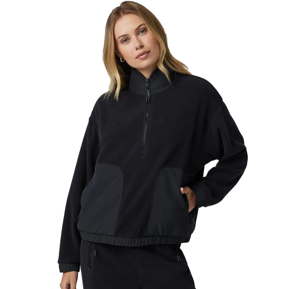 Women's Aspen Half Zip Open Heart