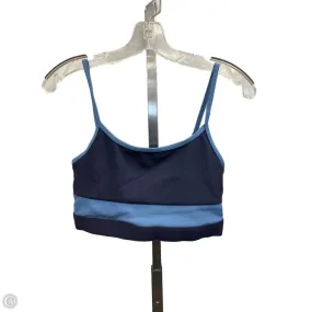 Meta Mood Athletic Bra By Cmc In Navy, Size: L