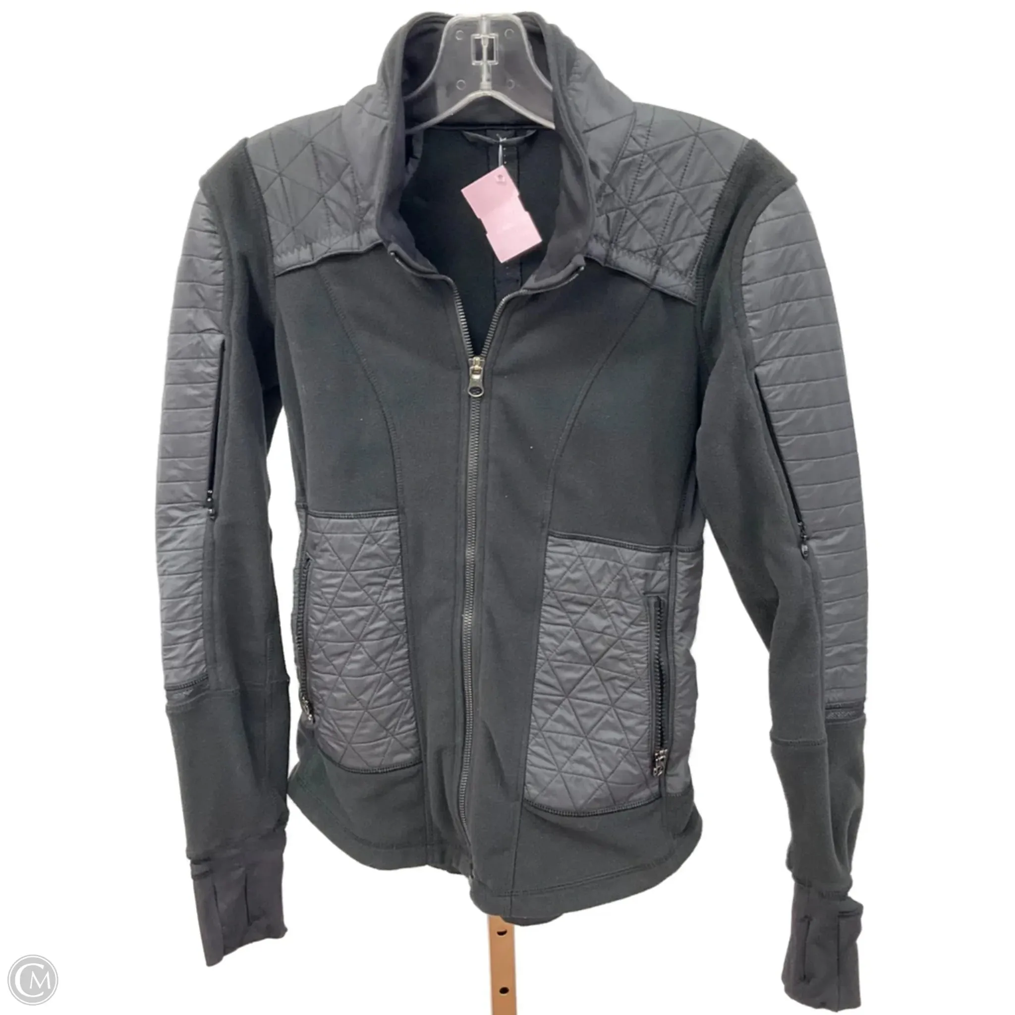 Thin Core AbrasiveReinforcedZones Athletic Jacket By Lululemon In Black, Size: 2