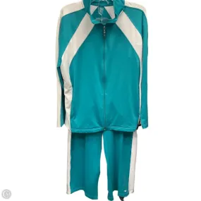 Athletic Pants 2pc By Athletic Works In Aqua, Size: 2x Flattering Fit